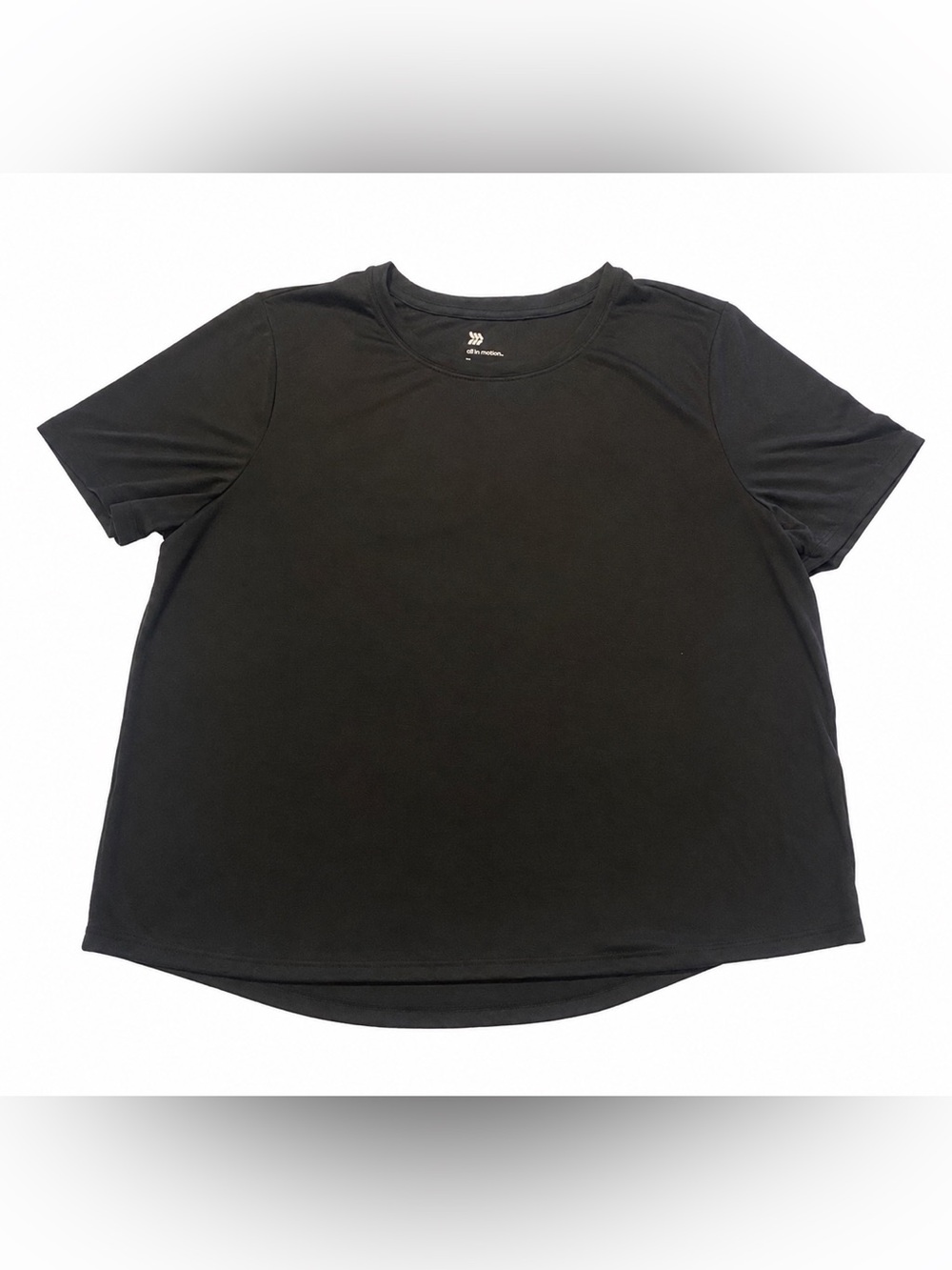 all in motion Black Short Sleeve Athletic Tee